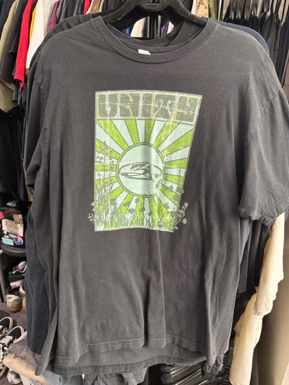 311 Unity Tour W/ Offspring Mens L black band tee
